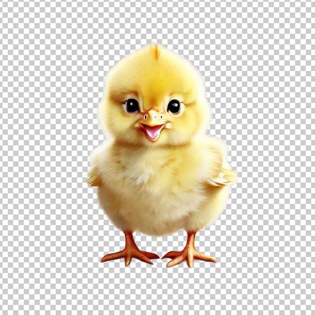 Arte de un personaje de un pollo bebé de pollo