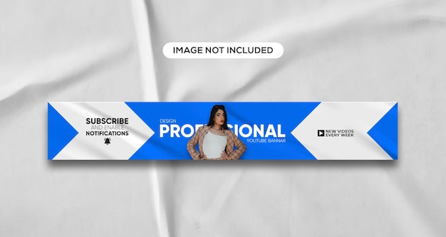 Arte de portada de YouTube y plantilla de banner de redes sociales