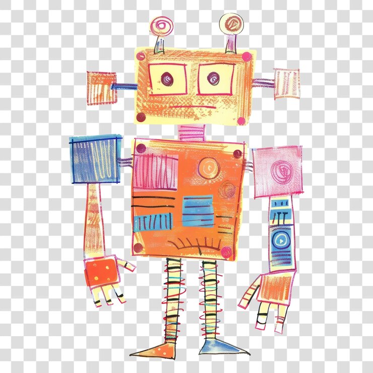 PSD el arte del robot png