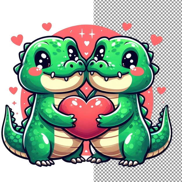 PSD arte vectorial de romance con bigotes de una adorable pareja de animales sosteniendo un corazón