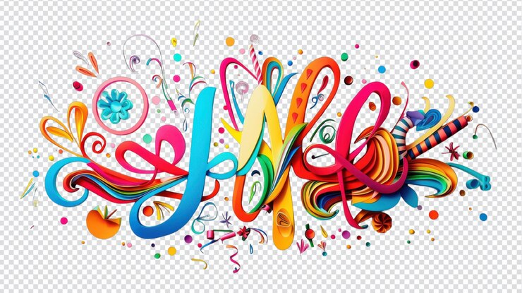 PSD artesanía de papel colorido diseño de cartas para proyectos creativos y artesanías diy