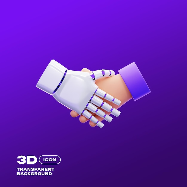 Artificial Intelligence 3d Illustration PNG Template