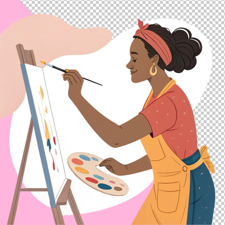 PSD artiste créatif pour le dessin