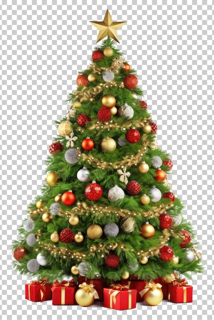 árvore De Natal Decorada Com Decoração De Natal PNG , árvore De Natal, Natal,  Enfeite De Natal PNG Imagem para download gratuito