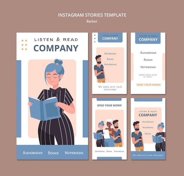 Ascolta e leggi storie di instagram aziendali