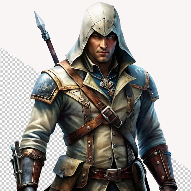 Los asesinos de kenway en un fondo transparente