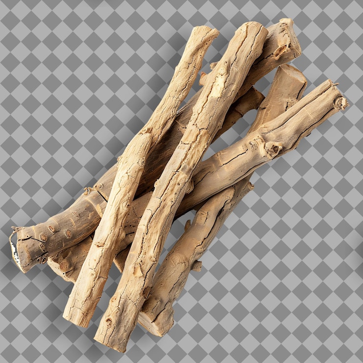 PSD ashwagandha root tipo de hierba withania somnifera forma de su hierba aislada en fondo limpio