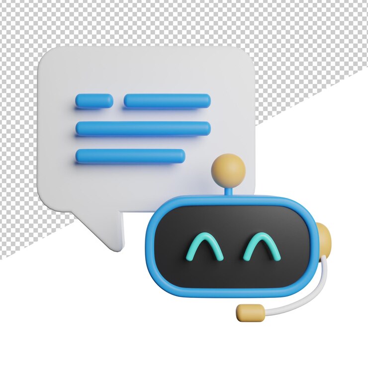 PSD asistente de atención al cliente vista frontal iconos 3d que representan la ilustración sobre fondo transparente