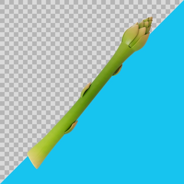 Asperges Stylisées 3d