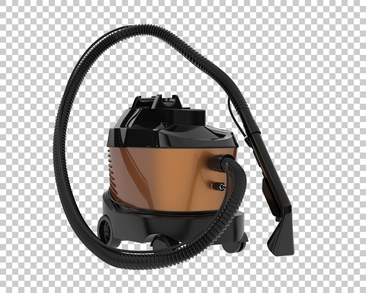 PSD aspiradora aislada sobre fondo transparente ilustración de renderizado 3d