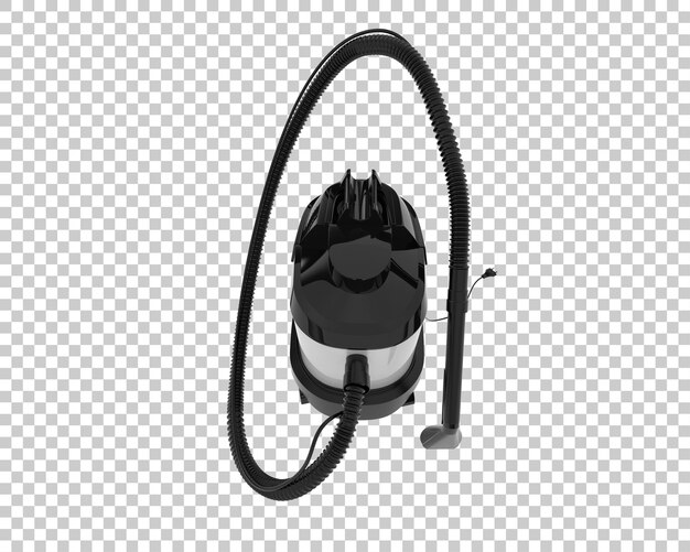 Aspiradora aislada sobre fondo transparente Ilustración de renderizado 3d