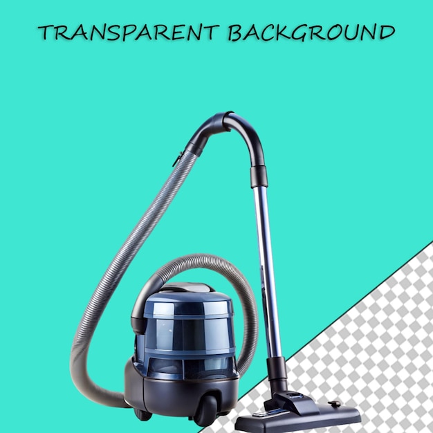 PSD un aspirateur isolé sur un fond transparent illustration de rendu 3d