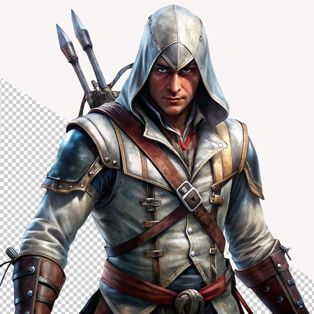 Assassinos kenway em fundo transparente