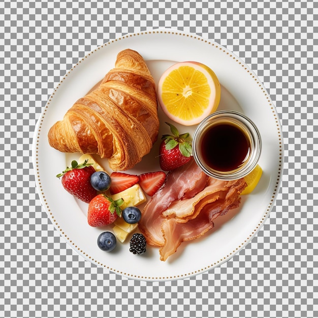 PSD assiette de petit-déjeuner anglais
