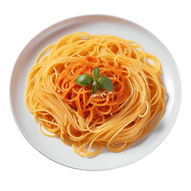 PSD une assiette de spaghettis bolognese