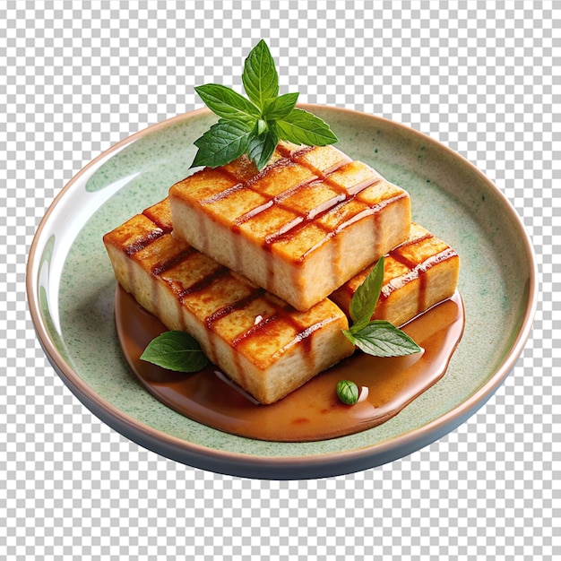 PSD assiette de tofu grillée