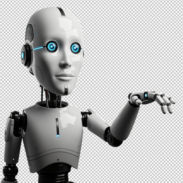 Assistente robot amichevole