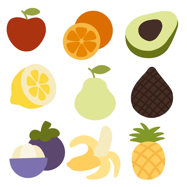 Un assortiment de fruits colorés et délicieux pour une alimentation saine