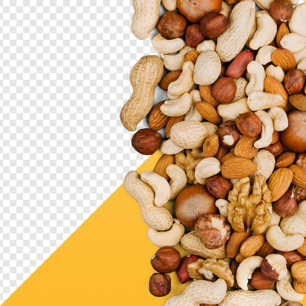 Assortiment de noix mélangées