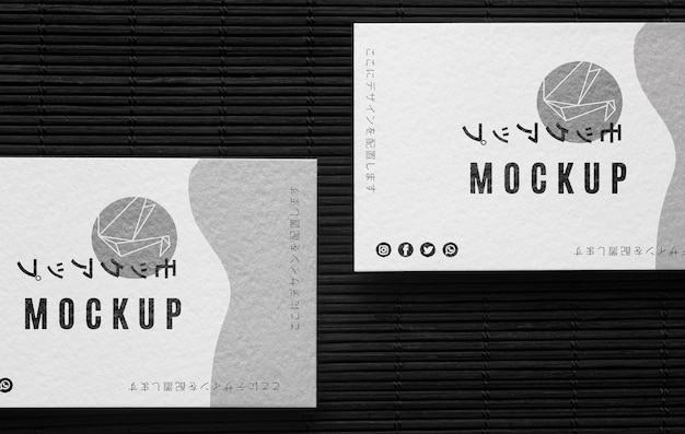 Assortment of business visiting card