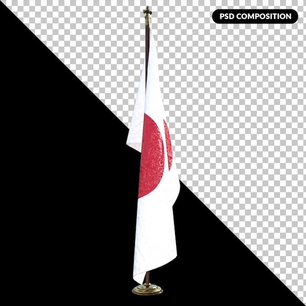 Asta de bandera de japonés