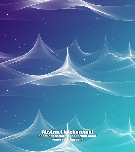 Astrazione senza soluzione di continuità senza fine di linee fluide e rette con sfondo colorato texture isolata