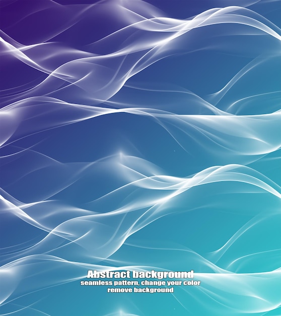 Astrazione senza soluzione di continuità senza fine di linee fluide e rette con sfondo colorato texture isolata