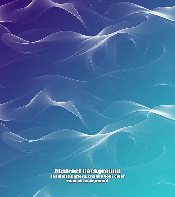 Astrazione senza soluzione di continuità senza fine di linee fluide e rette con sfondo colorato texture isolata