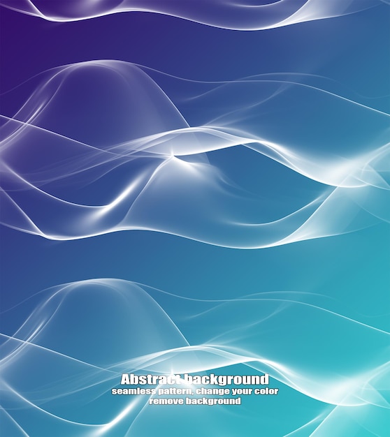 Astrazione senza soluzione di continuità senza fine di linee fluide e rette con sfondo colorato texture isolata