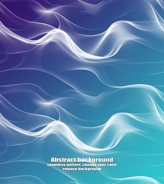 Astrazione senza soluzione di continuità senza fine di linee fluide e rette con sfondo colorato texture isolata