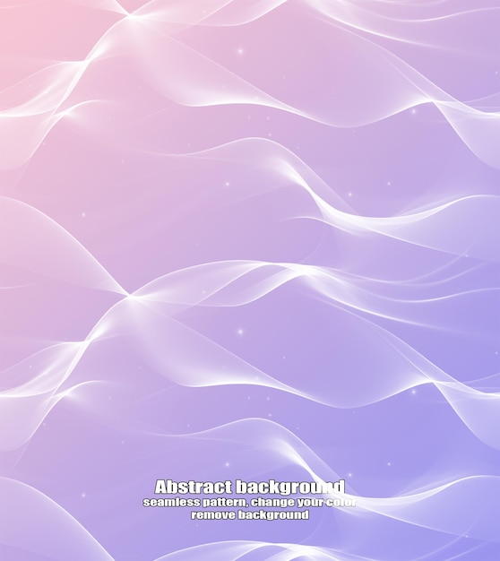 Astrazione senza soluzione di continuità senza fine di linee fluide e rette con sfondo colorato texture isolata
