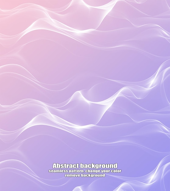 Astrazione senza soluzione di continuità senza fine di linee fluide e rette con sfondo colorato texture isolata