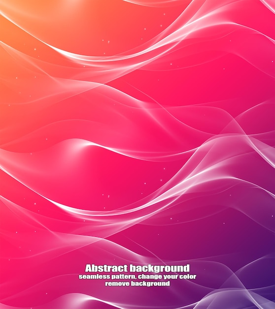 Astrazione senza soluzione di continuità senza fine di linee fluide e rette con sfondo colorato texture isolata