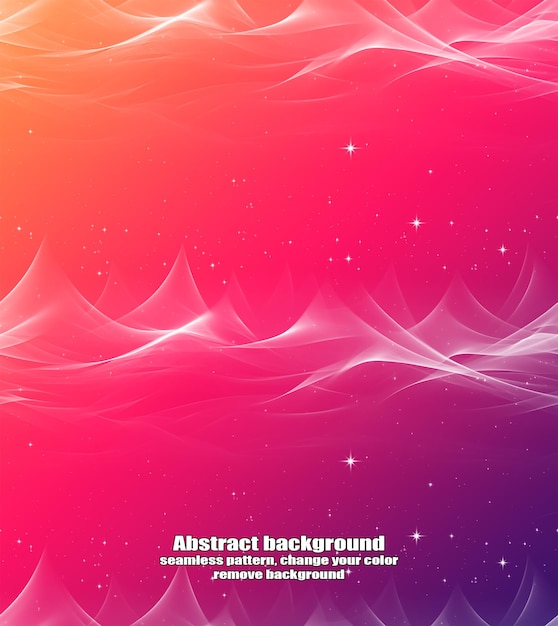Astrazione senza soluzione di continuità senza fine di linee fluide e rette con sfondo colorato texture isolata
