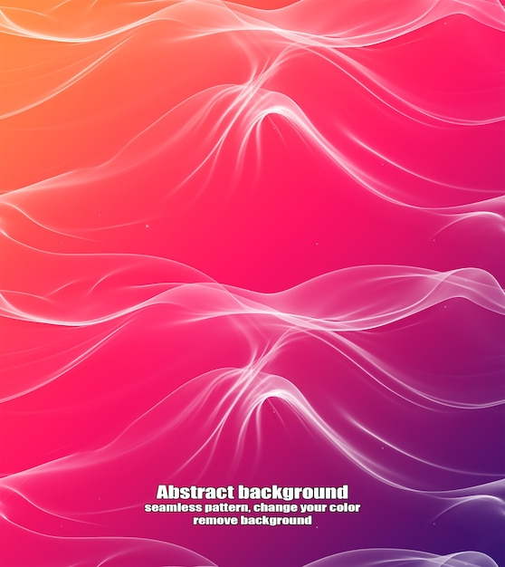 Astrazione senza soluzione di continuità senza fine di linee fluide e rette con sfondo colorato texture isolata