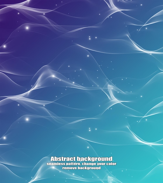 Astrazione senza soluzione di continuità senza fine di linee fluide e rette con sfondo colorato texture isolata