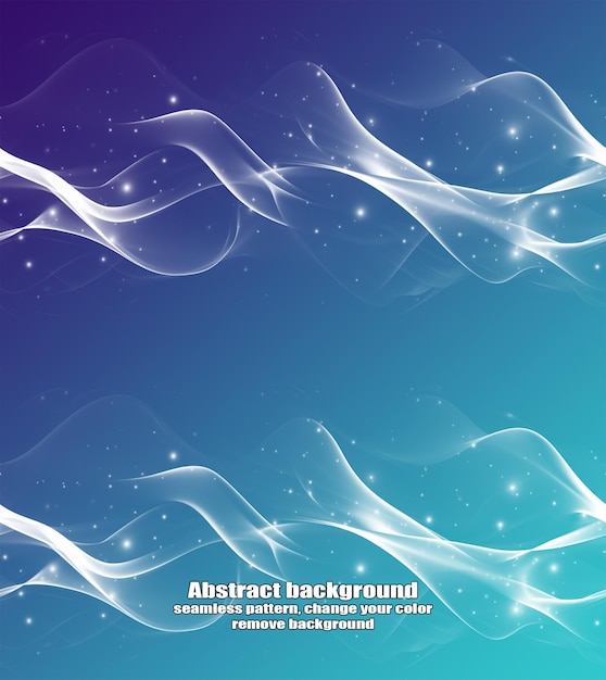 Astrazione senza soluzione di continuità senza fine di linee fluide e rette con sfondo colorato texture isolata