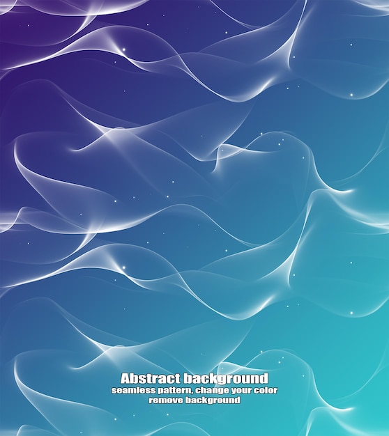 Astrazione senza soluzione di continuità senza fine di linee fluide e rette con sfondo colorato texture isolata