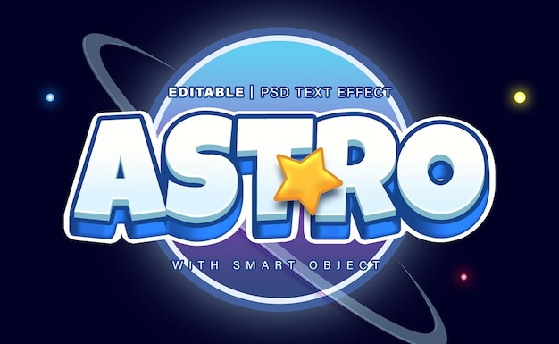 Astro-Logo mit einem Stern auf der Unterseite