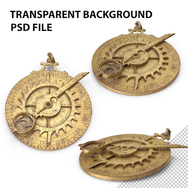 PSD astrolabe png (en inglés)