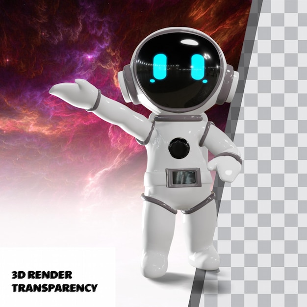 Astronauta carino 3D