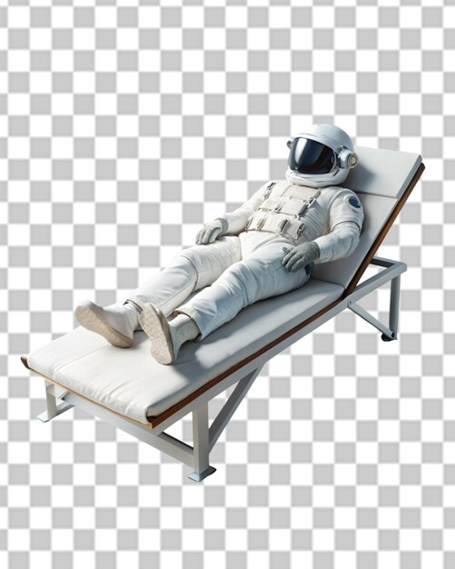 PSD astronauta con traje espacial