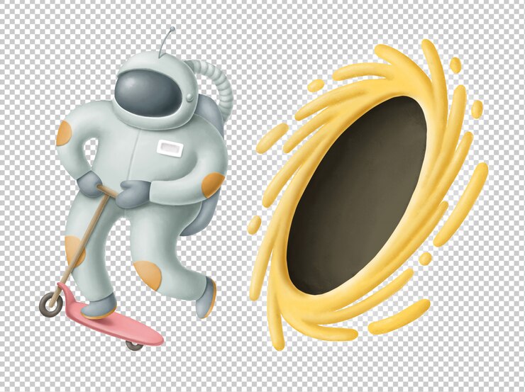 PSD astronaute et trou noir