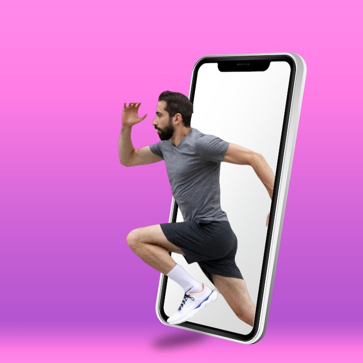 PSD atleta que corre