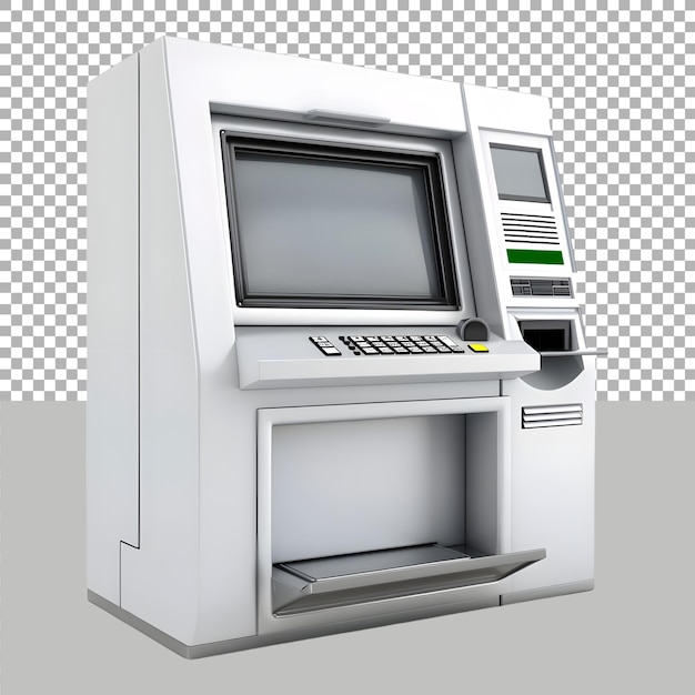 ATM su sfondo trasparente Ai Generato