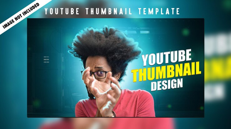 Atractiva miniatura de YouTube y plantilla de banner web.