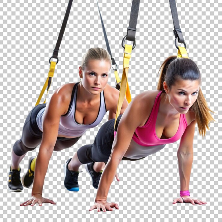 PSD atractiva mujer atleta aislada