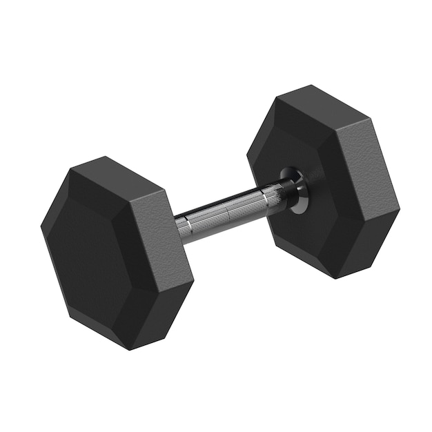 Attrezzature per il fitness oggetto rendering 3d dumbbell