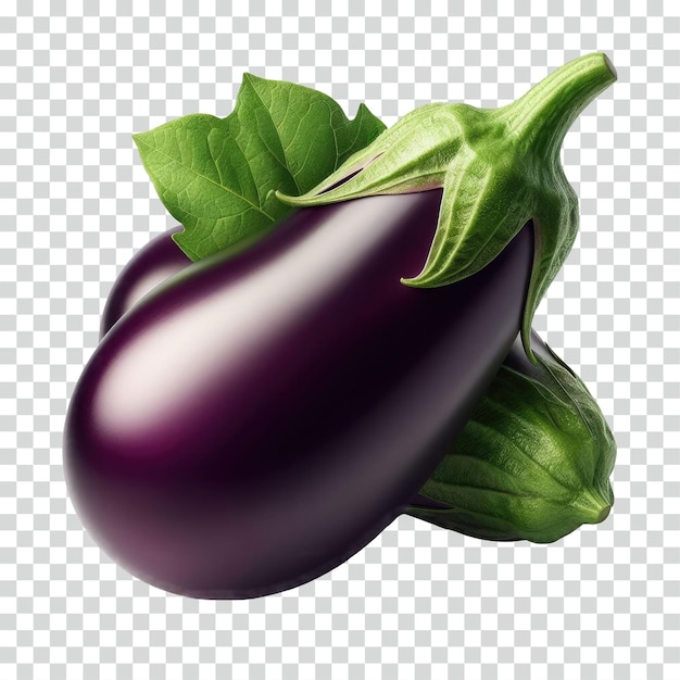 PSD aubergine mit durchsichtigem hintergrund