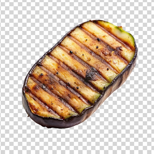 Aubergines Grillées Isolées Sur Un Fond Transparent